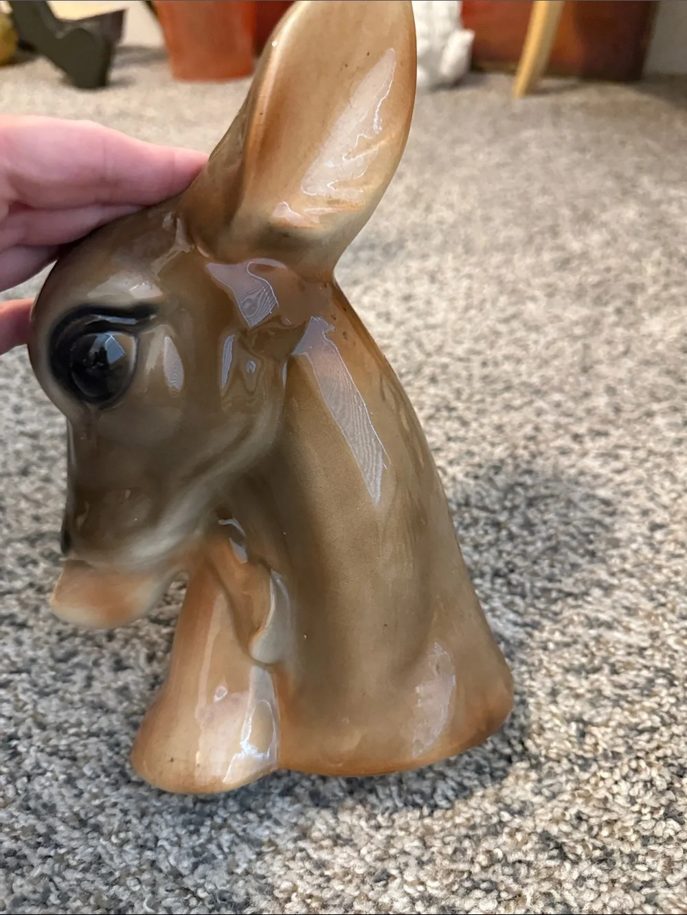 Vintage Royal Copley Fawn Deer Planter